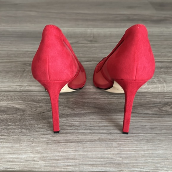 NEW in Origina Box Nine West Red Tayen Heels - Picture 8 of 10